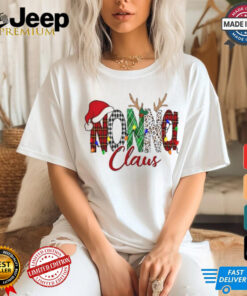 Noni Nonna Santa Claus Merry Christmas T Shirt