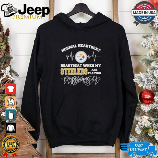 Normal Heartbeat When My Pittsburgh Steelers Are Playing Shirt