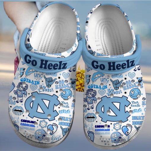 North Carolina Tar Heels NCAA Sport Crocs Crocband Clogs Shoes Comfortable For Men Women and Kids – Footwearelite Exclusive