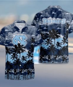 North Carolina Tar Heels Palms Tree Hawaiian Shirt