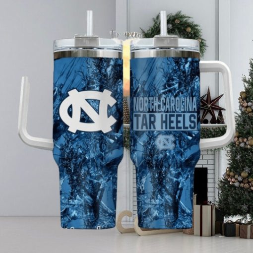 North Carolina Tar Heels Realtree Hunting 40oz Tumbler