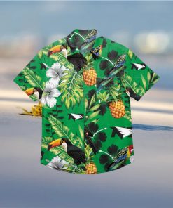 North Dakota Fighting Hawks Floral Hawaiian Shirt