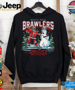 North Pole Brawlers Violent Gentlemen Christmas 2024 Shirt