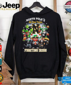 North Pole’s all star team Fighting Irish Christmas shirt