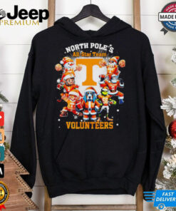 North Pole’s all star team Tennessee Volunteers Christmas shirt