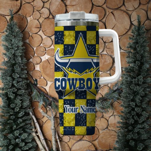 North Queensland Cowboys NRL Personalized Stanley Tumbler 40oz