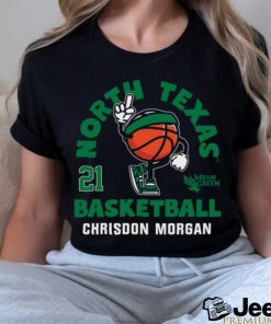 North Texas NCAA Men's Basketball Chrisdon Morgan T Shirt
