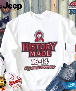 Northern Illinois Huskie vs Notre Dame Fighting Irish History Made 16 – 14 no luck needed shirt