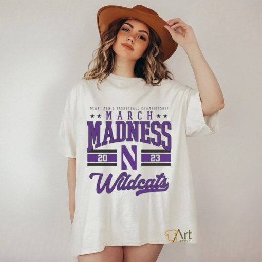 Northwestern Wildcats 2023 Ncaa Men’s Basketball Tournament March Madness Logo T Shirt