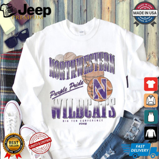 Northwestern Wildcats Baller Bounce T Shirt