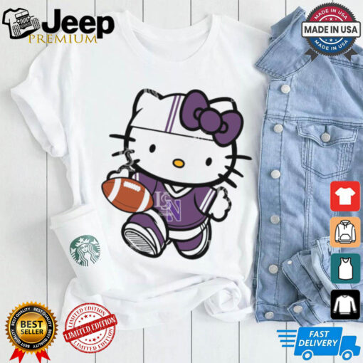 Northwestern Wildcats Cute Hello Kitty Football shirt