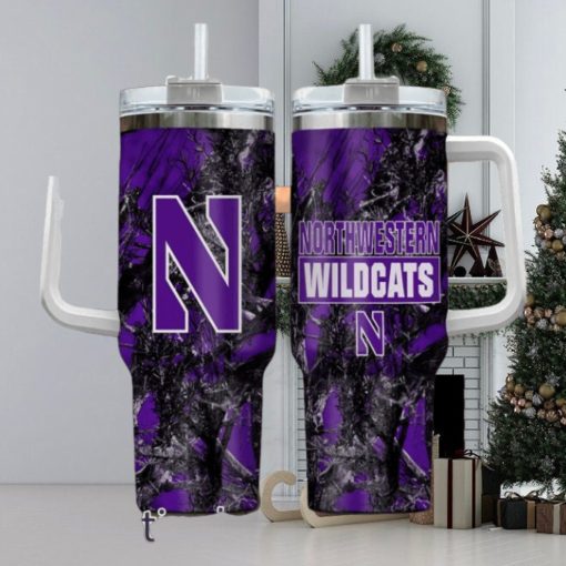 Northwestern Wildcats Realtree Hunting 40oz Tumbler