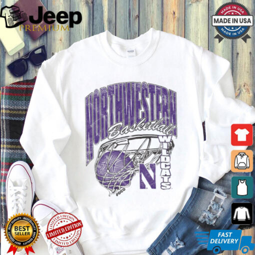 Northwestern Wildcats Script Swish T Shirt