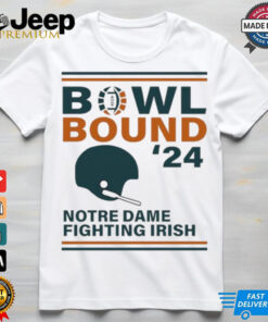 Notre Dame Fighting Irish 2024 Bowl Bound Helmet Shirt