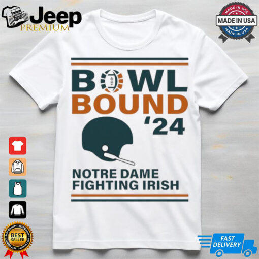 Notre Dame Fighting Irish 2024 Bowl Bound Helmet Shirt