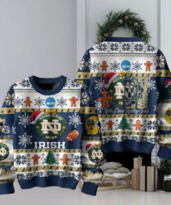 Notre Dame Fighting Irish Football They Not Like Us Christmas Ugly Sweater