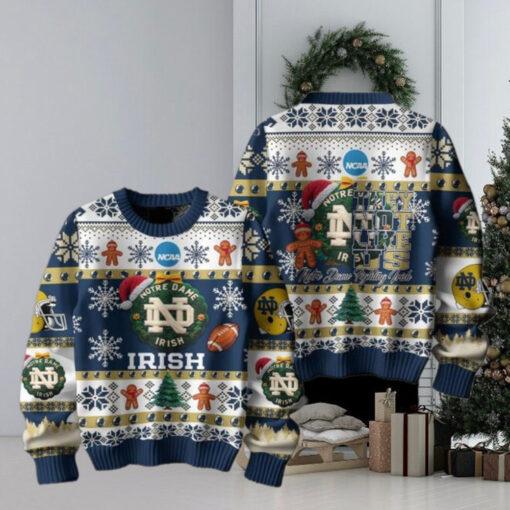 Notre Dame Fighting Irish Football They Not Like Us Christmas Ugly Sweater