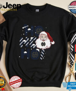 Notre Dame Fighting Irish Ho Ho Ho Santa Claus Christmas shirt