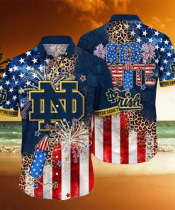 Notre Dame Fighting Irish NCAA1 Hawaiian Shirt Independence Day Holidays For Men Women Gift