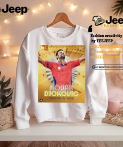 Novak Djokovic Paris Olympics 2024 men’s singles gold shirt