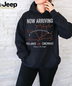 Now Arriving Orlando Brown Jr To Cincinnati Hoodie Cincy Shirts