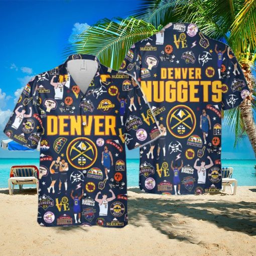 Nuggets Basketball Love Fan Hawaiian Shirt