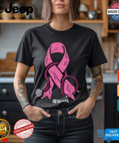 Nurse Breast Cancer Awareness Shirt, Pink Ribbon Medical Care Apparel