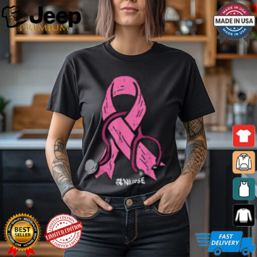 Nurse Breast Cancer Awareness Shirt, Pink Ribbon Medical Care Apparel