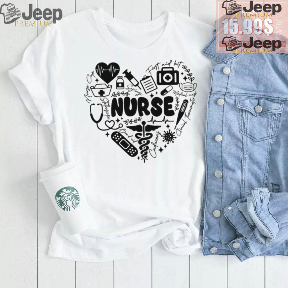 Nurse Heart Shirt, Nurse Shirt