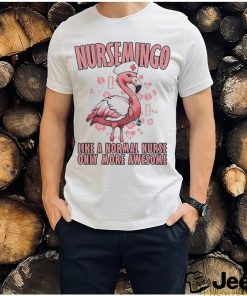 Nursemingo Nurse Flamingo Cute Nursing Shirt