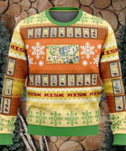 Nysekai Christmas Risk Board Games Ugly Christmas Sweater