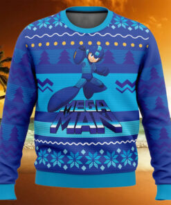 Nysekai Mega Man Ugly Christmas Sweater