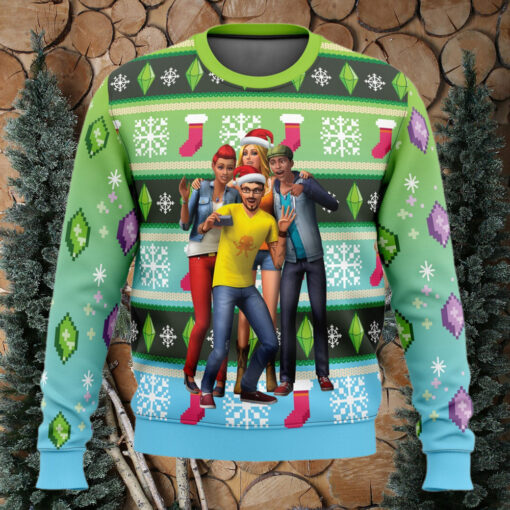 Nysekai  The Sims Ugly Christmas Sweater