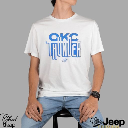 OKC Thunder Logo Braums Ice Cream Limited Edition Unisex T Shirt