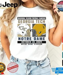 Official Notre Dame Fighting Irish vs Georgia Tech Football Gameday October 19,2024 Matchup shirt