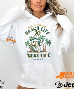 Oakland Athletics Beach Hut Graphic T Shirt