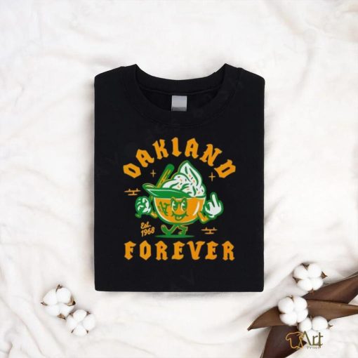 Oakland Athletics Forever Est 1968 Cream In Hemets Funny Shirt