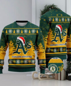 Oakland Athletics Funny Christmas Ugly Sweater