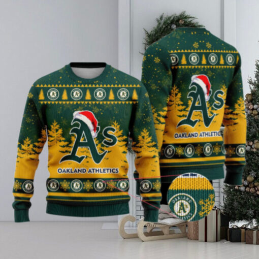 Oakland Athletics Funny Christmas Ugly Sweater