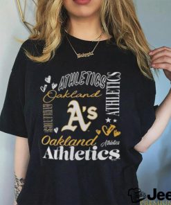 Oakland Athletics G III 4Her by Carl Banks Women's Collage Graphic T Shirt