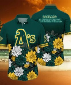 Oakland Athletics MLB Flower Hawaii Shirt And Tshirt For Fans