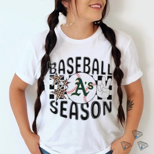 Oakland Athletics Season Baseball stars logo 2024 shirt