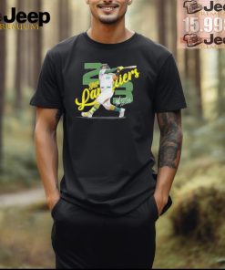 Oakland Athletics Shea Langeliers 23 signature slugger swing shirt