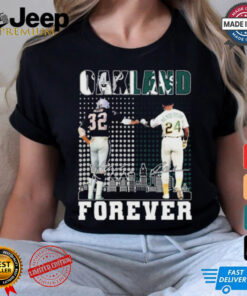 Oakland Forever Marcus Allen And Rickey Henderson Signatures Shirt