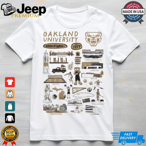 Oakland Golden Grizzlies Vive La Fete Impressions Artwork shirt