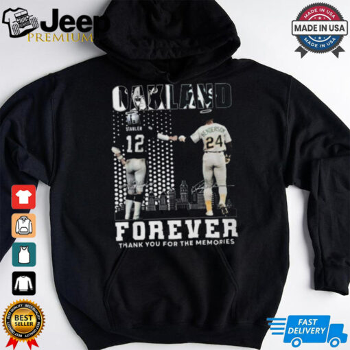 Oakland Legends Forever Stabler And Henderson T Shirt