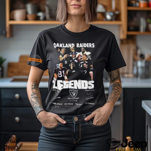 Oakland Raiders Legendary History Signature Unisex T Shirt