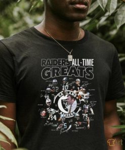 Oakland Raiders Members All Time Greats T Shirt