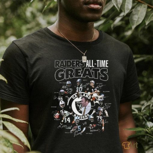 Oakland Raiders Members All Time Greats T Shirt