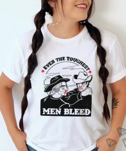 Oat Milk Lady Even The Toughest Men Bleed Shirt